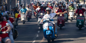 Vespa viert 80-jarig jubileum in Rome